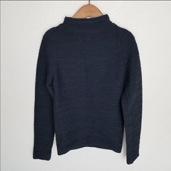 𝅺euc Wolford merino textured long sleeve mock neck - Picture 4 of 12